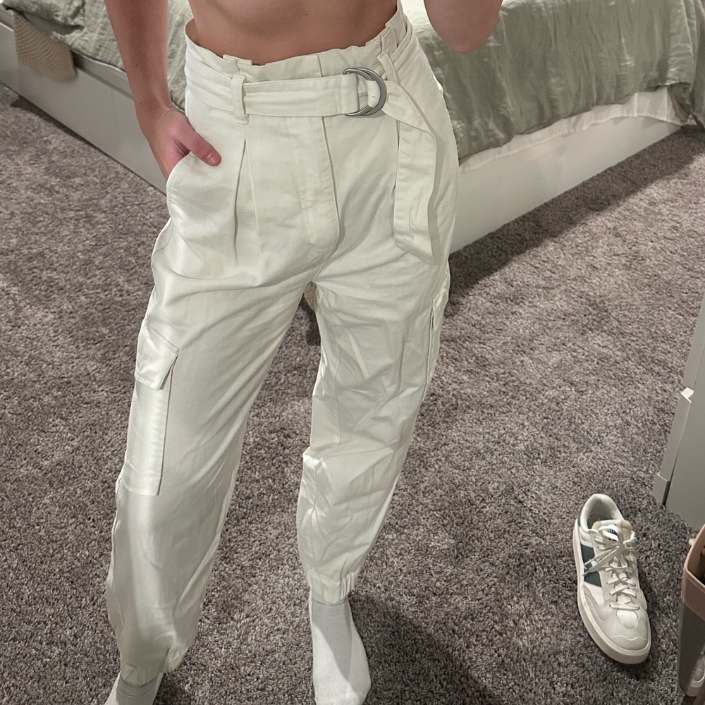 Aritizia Sunday Best belted High-Waisted pant